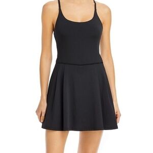 AQUA Athletic Racerback Flared Active Dress XS